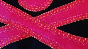 PIRATEBIGBAG bright pink DETAIL 2 Nicola Kench Design OriginalTechNic 2018